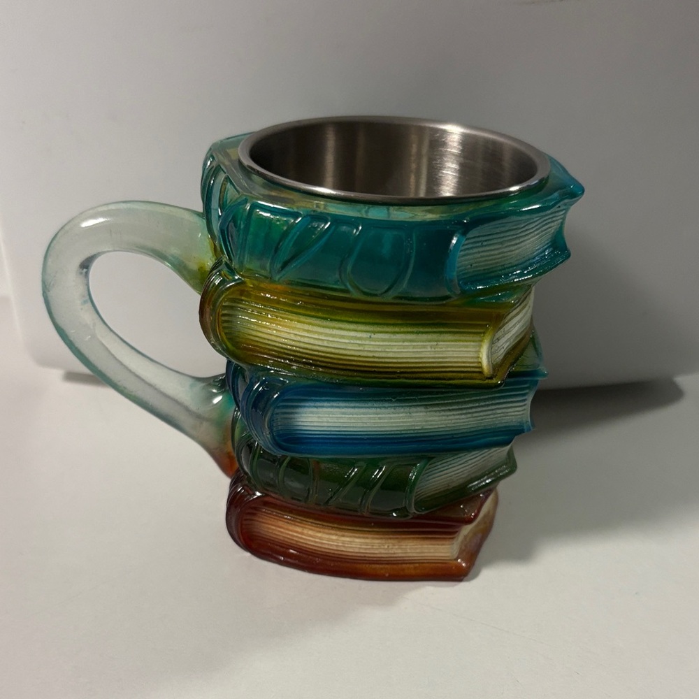 “Library books” coffee mug.